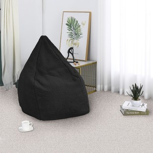 KOO Eddy Bean Bag Cover Black 50 x 50 x 120 cm