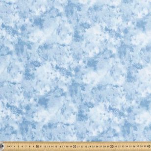 Quilters Blender Marble Cotton Fabric Denim 112 cm