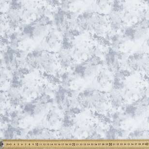 Quilters Blender Marble Cotton Fabric Silver 112 cm