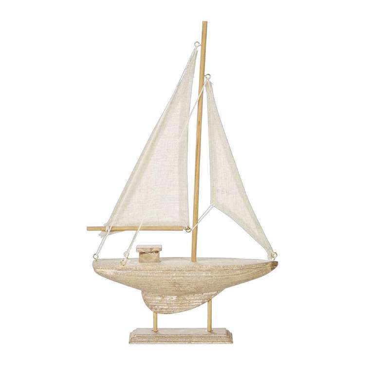 Ombre Home Weathered Coastal Decorative Boat