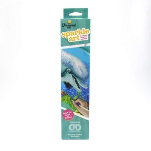 Diamond Dotz Dolphin Kit Multicoloured 20 x 20 cm
