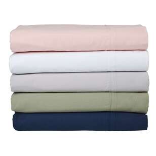 Linen House Caleb 375 Thread Count Cotton Sheet Set White
