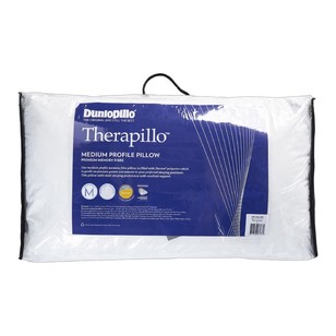Therapillo Medium Memory Fibre Pillow White Standard