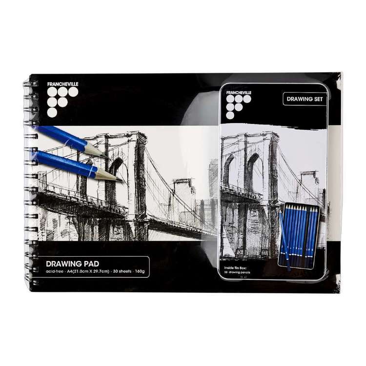 Francheville Art Pad And Pencil Set