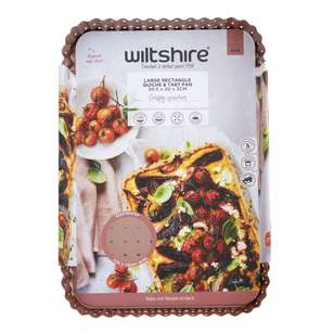 Wiltshire Large Square Quiche & Tart Pan Rose Gold
