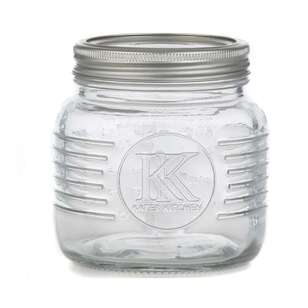 500 mL Jar With 2 Piece Lid Clear