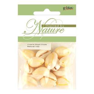 Ribtex Inspired By Nature Cowrie Shell Bead Natural