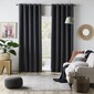Gummerson Oslo Eyelet Curtains Charcoal