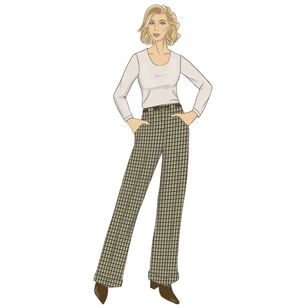Butterick Sewing Pattern B6715 Misses' Pants  White