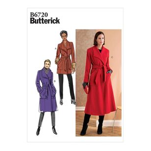 Butterick Pattern B6720 Misses'/Misses' Petite Outerwear & Belt
