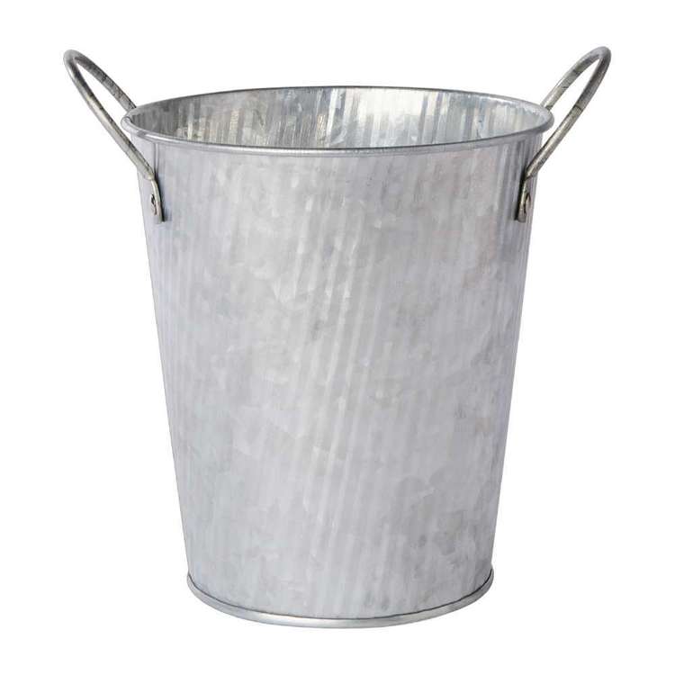 Francheville Galvanised Bucket Silver