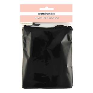 Crafters Choice Velvet Jewellery Bag 2 Pack Black 150 x 120 mm