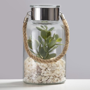 Living Space Hanging Glass Vessel Clear