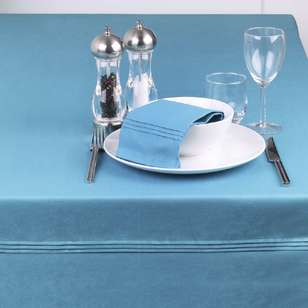 Ladelle Pintuck Tablecloth Blue