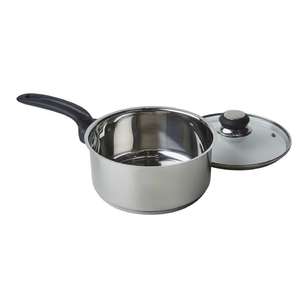 Wiltshire Classic Saucepan With Glass Lid Stainless Steel 16 cm