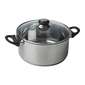 Wiltshire Classic Casserole With Glass Lid Stainless Steel 24 cm