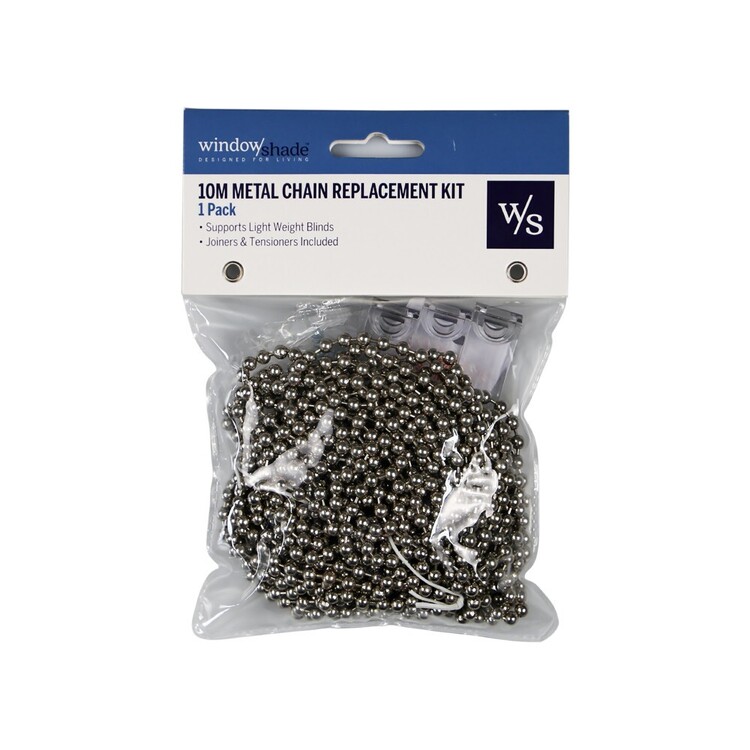 Windowshade Roller Chain Replacement Kit Steel 10 m