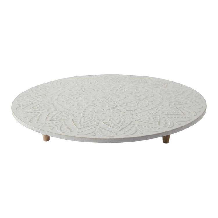 Ombre Home Nature's Nirvana Etched Tray With Legs