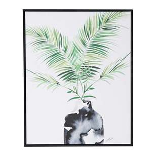 Tag Summer Thornton Majesty Framed Canvas Green & Black 40 x 50 cm
