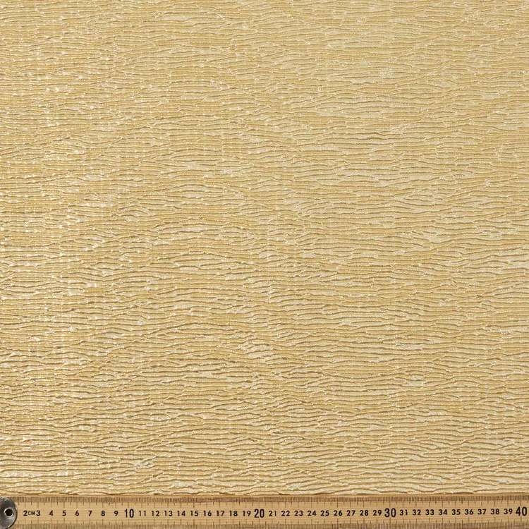 Party Play Metallic Bubble Knit 140 cm Fabric Gold 140 cm