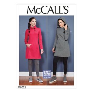McCall's Pattern M8022 Misses' Dresses Small - X Large