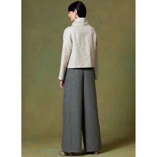 Vogue Pattern V1642 Misses' Top And Pants