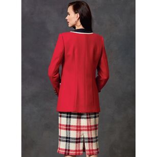 Vogue Pattern V1643 Misses'/ Misses' Petite Jacket, Dress And Skirt