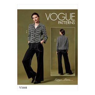 Vogue Pattern V1644 Misses' Jacket And Pants