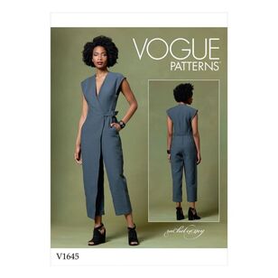 Vogue Sewing Pattern V1645 Misses' Jumpsuit White