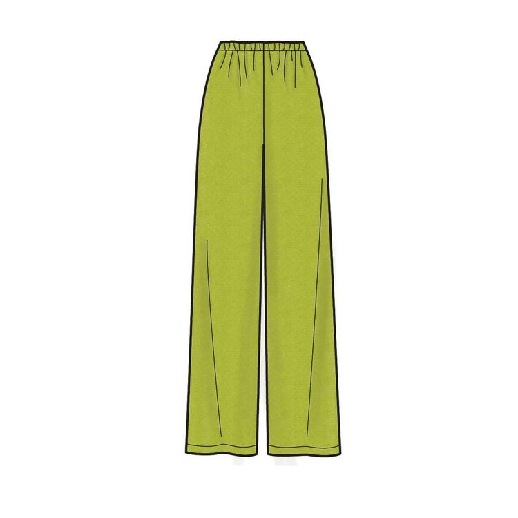 Simplicity Pattern S9018 Misses' Pants, Knit Vest, Dress or Top