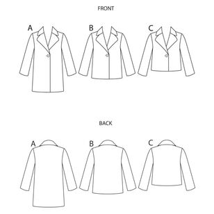 Simplicity Pattern S9027 Children's & Girls' Lined Coat