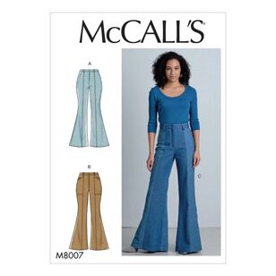 McCall's Sewing Pattern M8007 Misses' Pants White