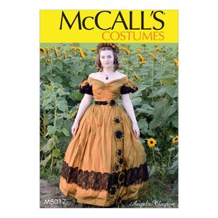 McCall's Sewing Pattern M8017 Misses' Costume White