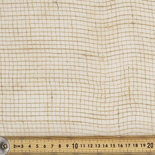Scrimmed Hessian Precut 10m Fabric Roll Natural 120 cm