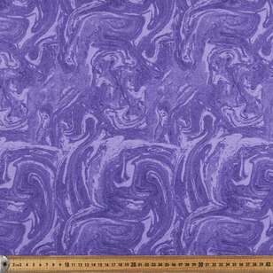 Waves Quilt Backing Purple 274 cm