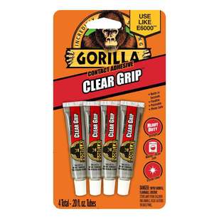 Gorilla Glue Clear Grip 4 Pack Clear