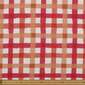 Oasis Living Gingham Check Canvas Coral 150 cm