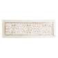 Living Space Etched Wooden Rectangle Wall Hanging Natural 90 x 30 cm