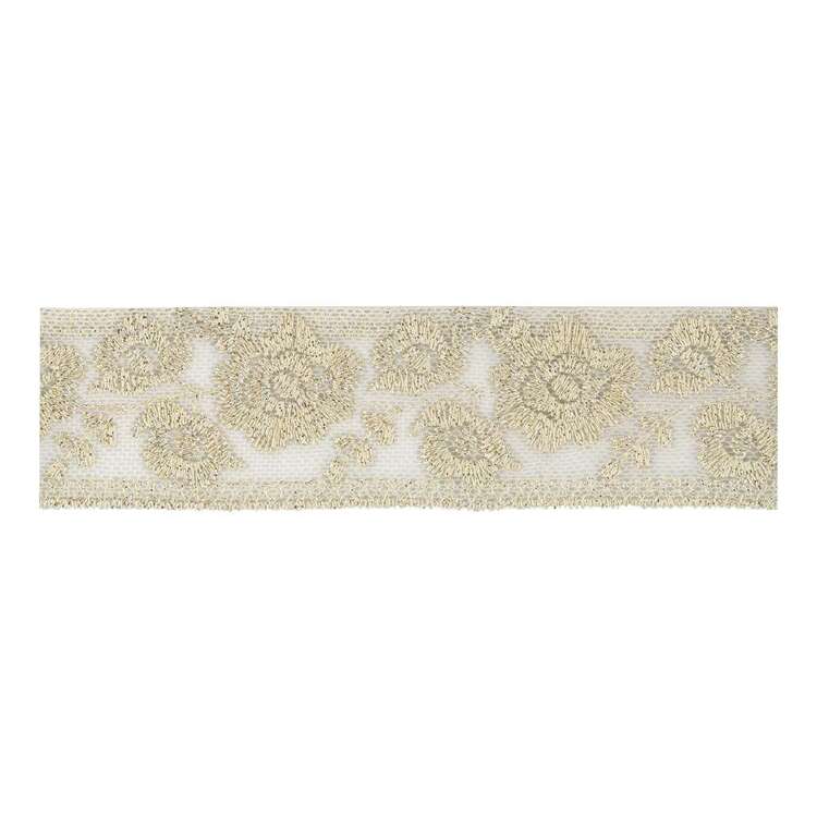 Simplicity Floral Embroidered Mesh