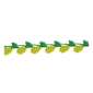 Simplicity Embroidered Pineapple Trim Green & Yellow 22.3 mm x 90 cm