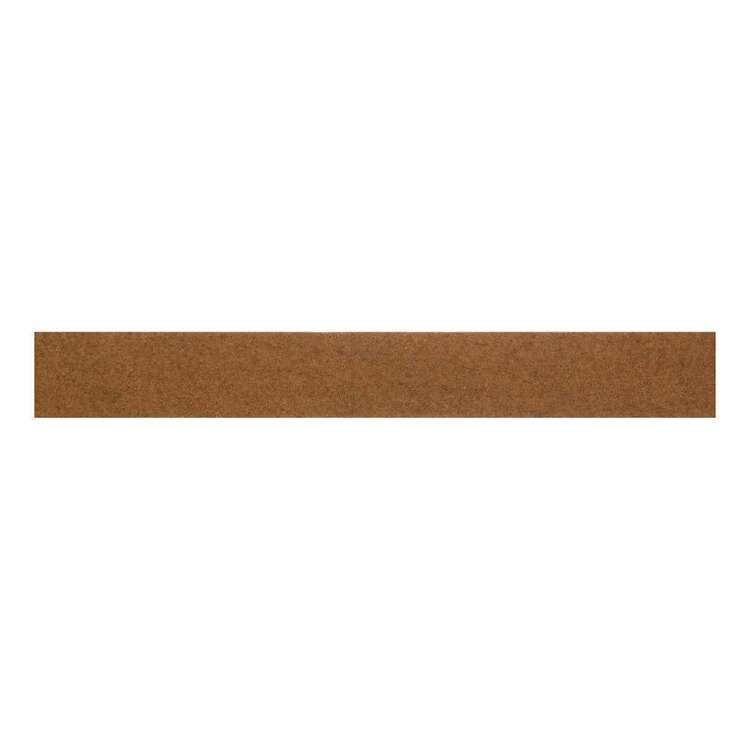 Simplicity Brushed Suede Trim Brown 21.6 mm