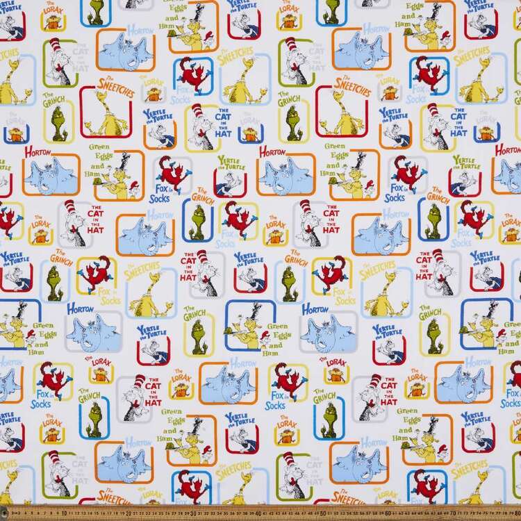 Dr. Seuss Celebrate Cotton Fabric