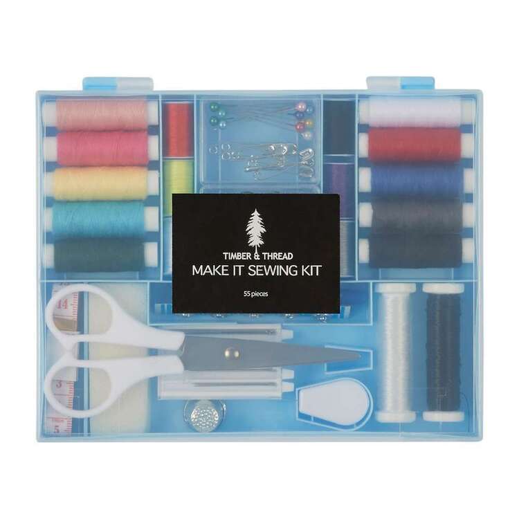 Timber & Thread Make It Sewing Kit Blue