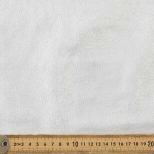 Party Paly Light Polyester Lurex Lame Fabric Silver 110 cm