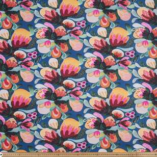 Kirsten Katz Weatherproof Bush Flora Fabric Multicoloured 150 cm