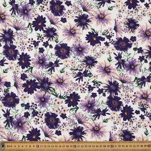 Ups A Daisy Printed 135 cm Rayon Fabric Multicoloured 135 cm