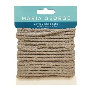 Maria George Cotton Piping Cord Taupe