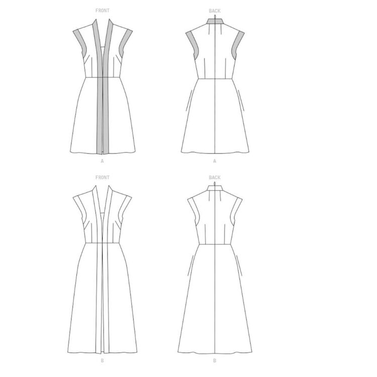 Vogue Pattern V1671 Misses' Dress 14 - 22