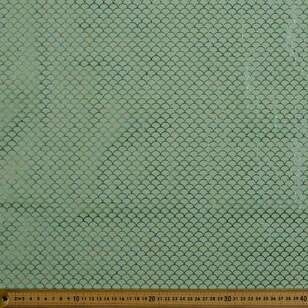 Party Play Scale Printed 150 cm Tulle Fabric Green 150 cm