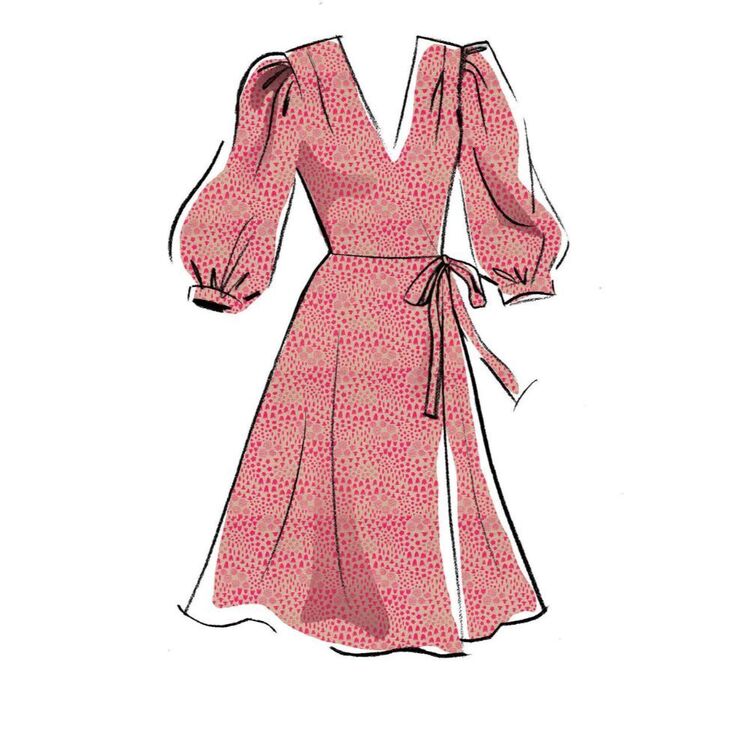 McCall's Pattern M8036 #SashaMcCalls - Misses' Dresses & Sash